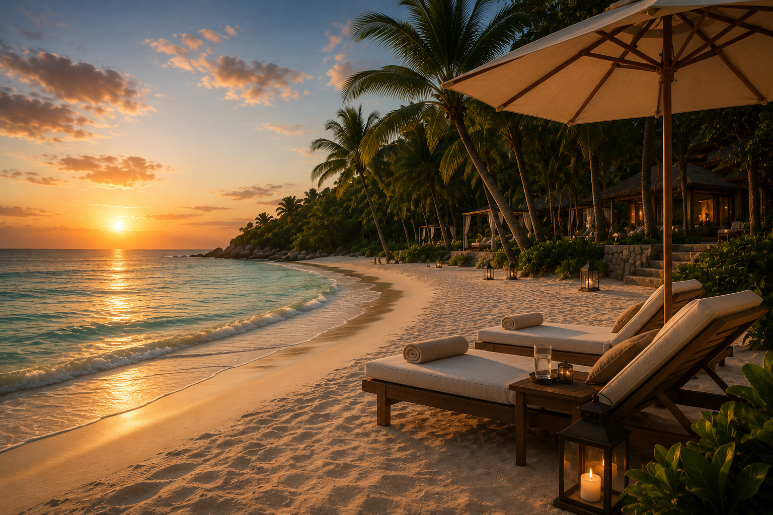 Private beach access