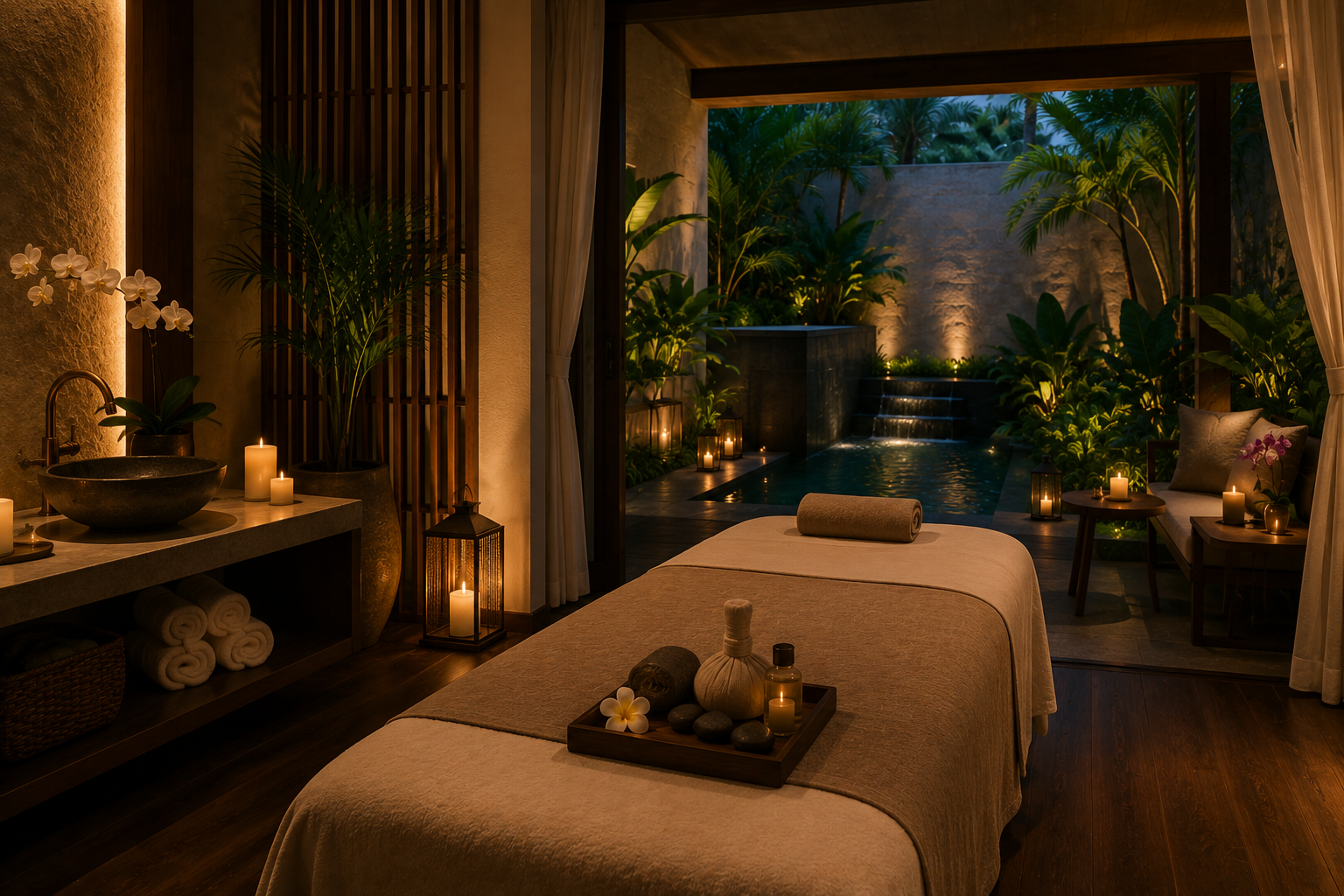 Teak Bath Pavilion
